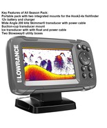 LOWRANCE HOOK²-4X 4&quot; FISHFINDER ALL SEASON PACK - $249.99