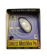 Logitech Cordless MouseMan Pro Receiver w/ Mouse Model 1355 Vintage Free... - $46.54