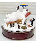 Coca Cola Heritage Collection 1996 Polar Bear &amp; Penguin on the Beach Mus... - $34.53