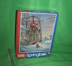 Springbok 500 Piece Winter Red Birds Jigsaw Puzzle 18 x 23.5 - $19.79