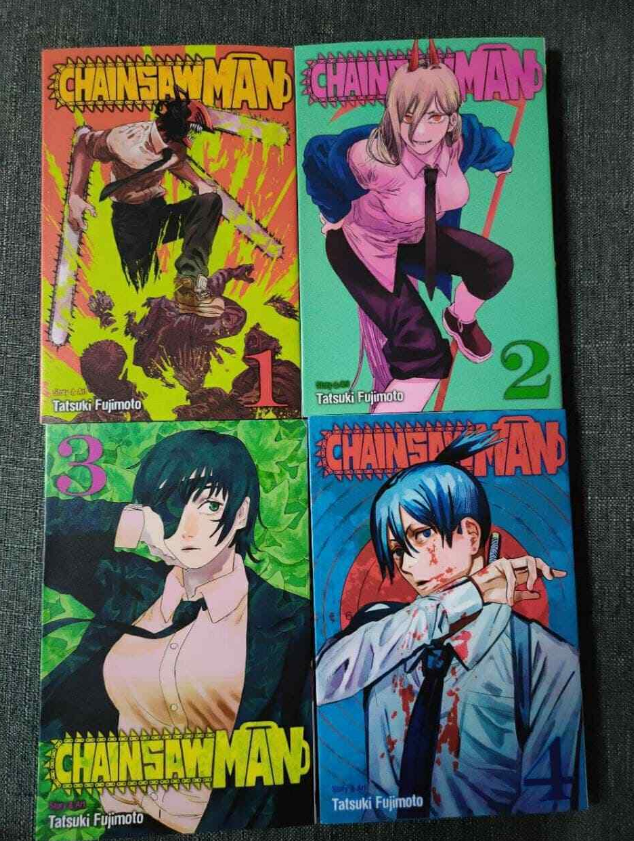 Comic Book Anime Chainsaw Man Manga Volume 1-6 Full Set Express Shipping