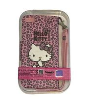NEW Hello Kitty Apple iPhone 5 Case Wallet Strap Wristlet Pink Leopard Print image 3