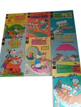 Vtg 1966-80 Mixed Lot 7 Walt Disney:Donald Duck, Goofy, Huey, Dewey Comic Books - $19.99