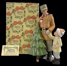 Enesco Treasured Memories Picking Out The Yule Tree Father Son Christmas Mint - $26.99
