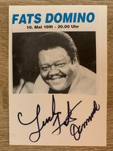 Fats Domino Hand-Signed Autograph With Lifetime Guarantee - $120.00