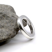 Real Solid Silver Band Ring jointless - chandi ka bejod challa - $33.56