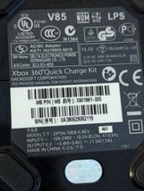 Official Genuine OEM Microsoft XBox 360 Quick Dual Charger Black V85 No Battery - $13.10