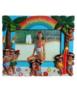 Hawaiian 3-D Freestanding Collectible Souvenir Picture Frame 10&quot;x8&quot; - 5&quot;... - $33.88
