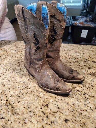 laredo women's scandalous studded western boots