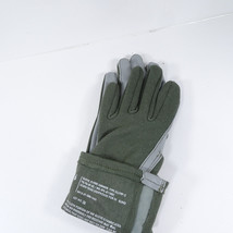 1969 Vietnam War US Army Summer Flyers Gloves Cloth Leather Cattlehide S... - $22.49