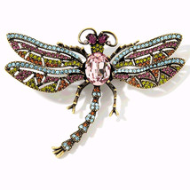 Heidi Daus Dragonfly Amethyst Pin Brooch - $101.16