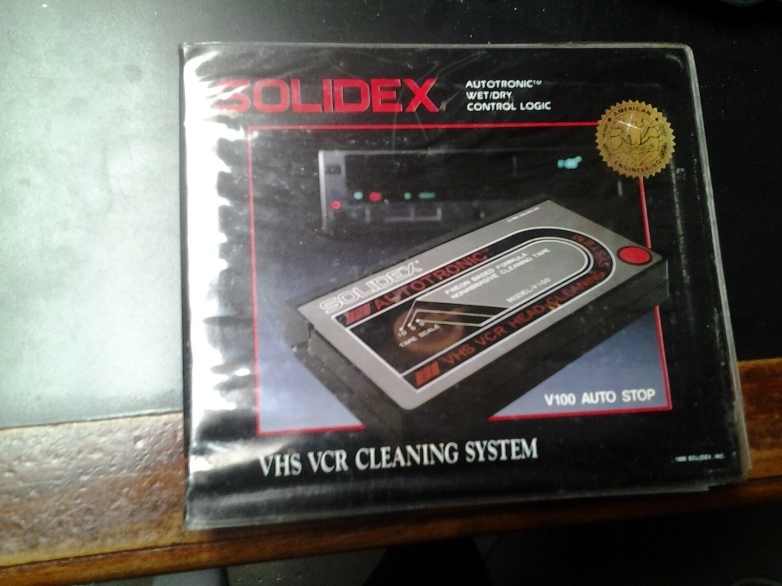 SOLIDEX MODEL V100 VHS Tape WET/DRY VCR CLEANING SYSTEMBrand NewSHIPS