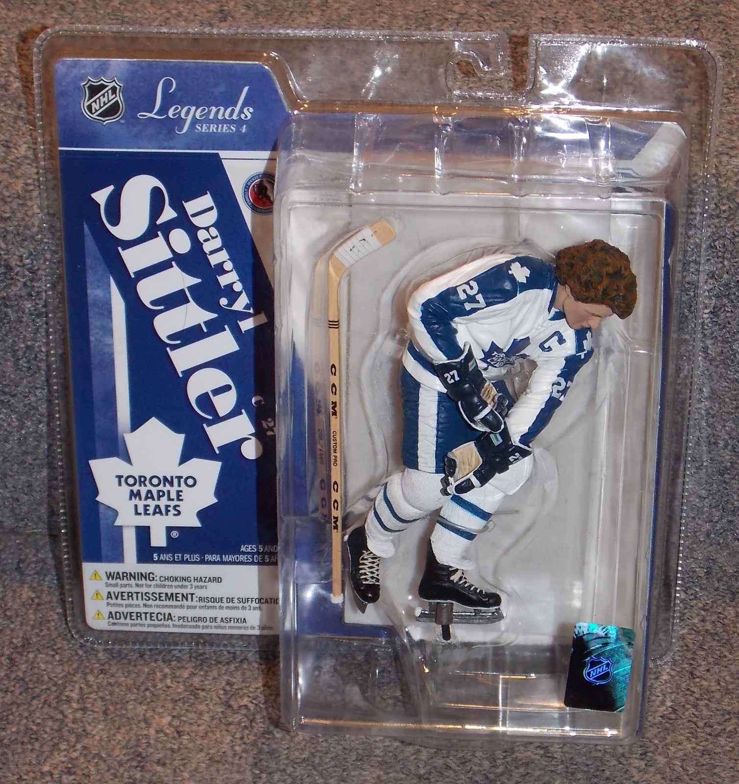 NHL Legends Series 3 Figure: Pete Mahovlich - Red Jersey