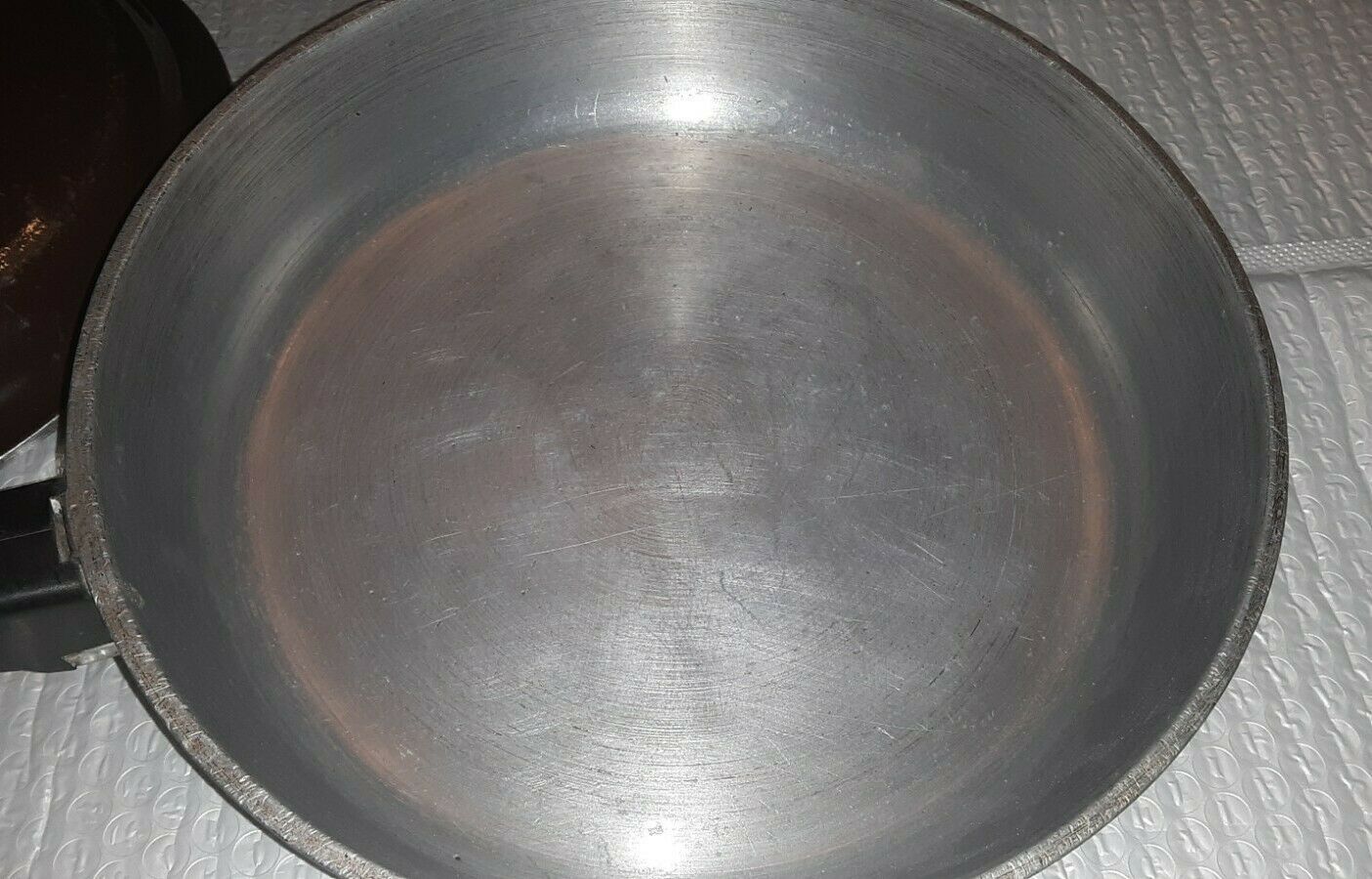 1-1/2 Quart Vintage Club Aluminum Saucepan Chocolate Brown Pan Cast  Aluminum Cookware 