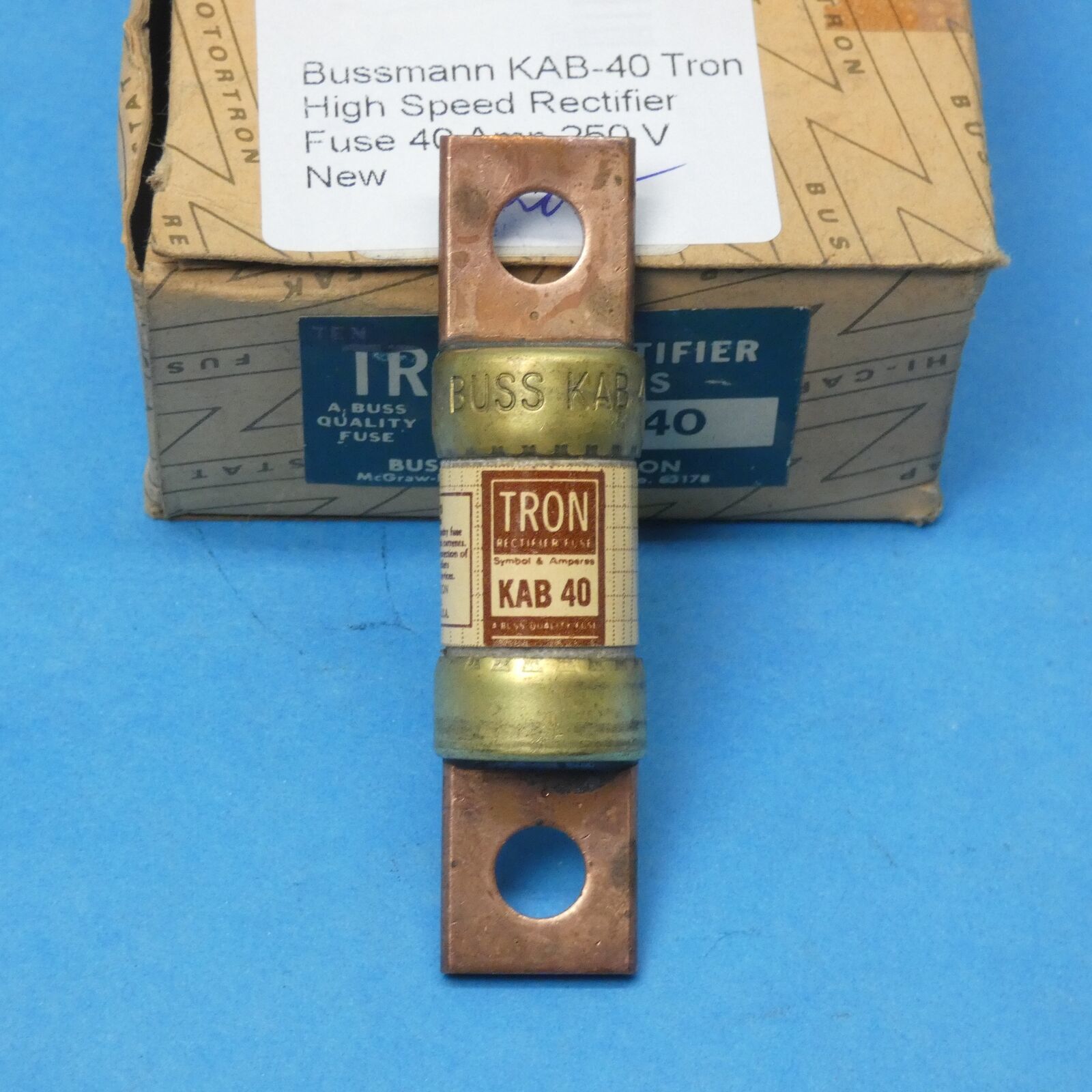 Bussmann Kab 40 Tron High Speed Rectifier Fuse 40 Amp 250 V New Fuses And Links 0742