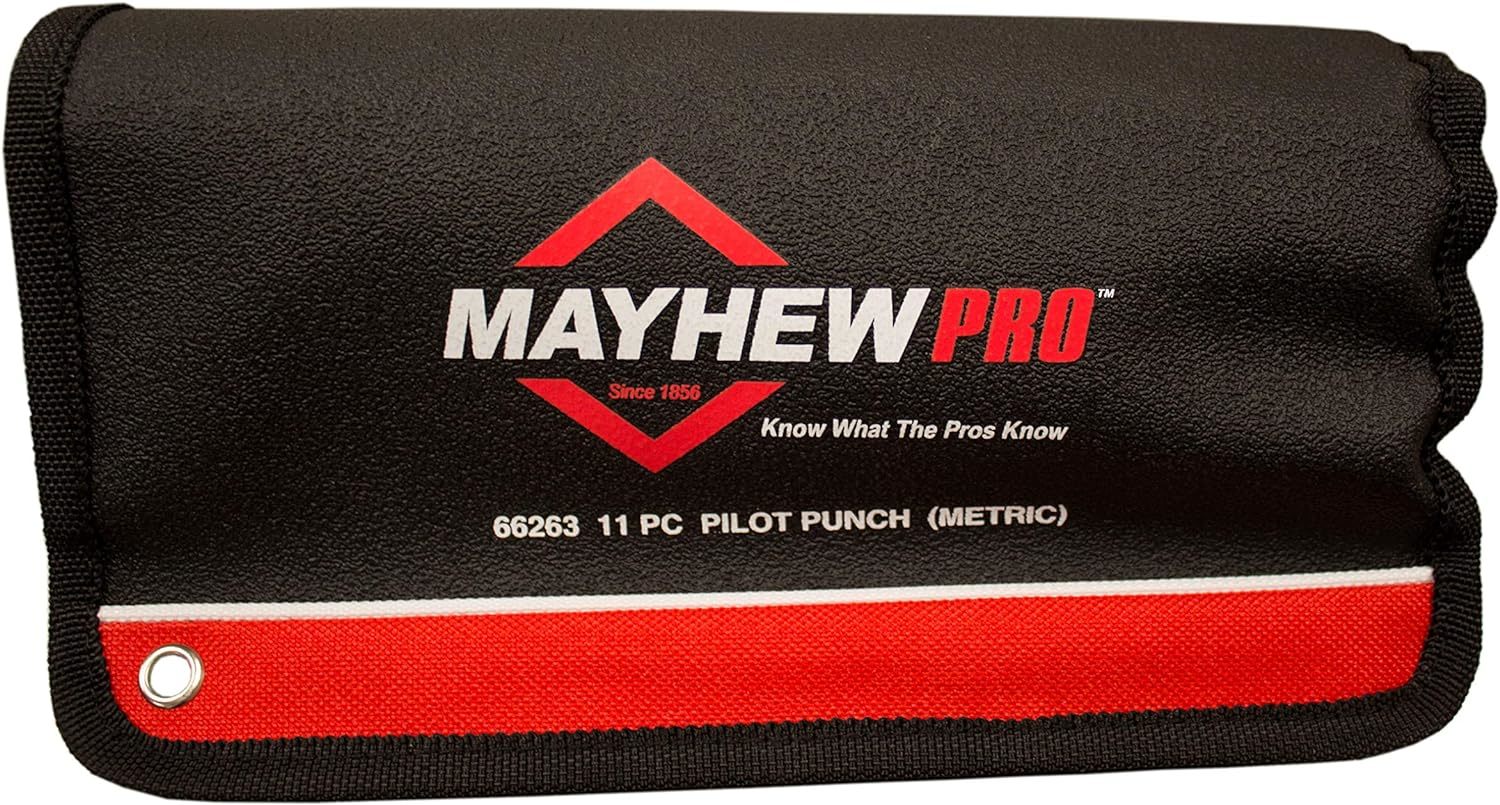 Mayhew 6 Piece Pilot Punch Kit, Metric