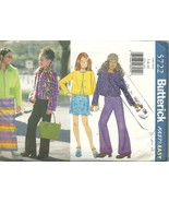 Butterick Sewing Pattern 5722 Girls Jacket Skirt Top Pants Size 7 8 10 U... - $9.99