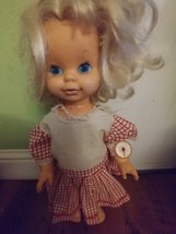 1964 Mattel Doll TIMEY TELL with Watch 18"  - $21.00