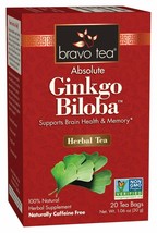 Bravo Teas and Herbs Tea Absolute Ginko Biloba 20 Bag - $9.95