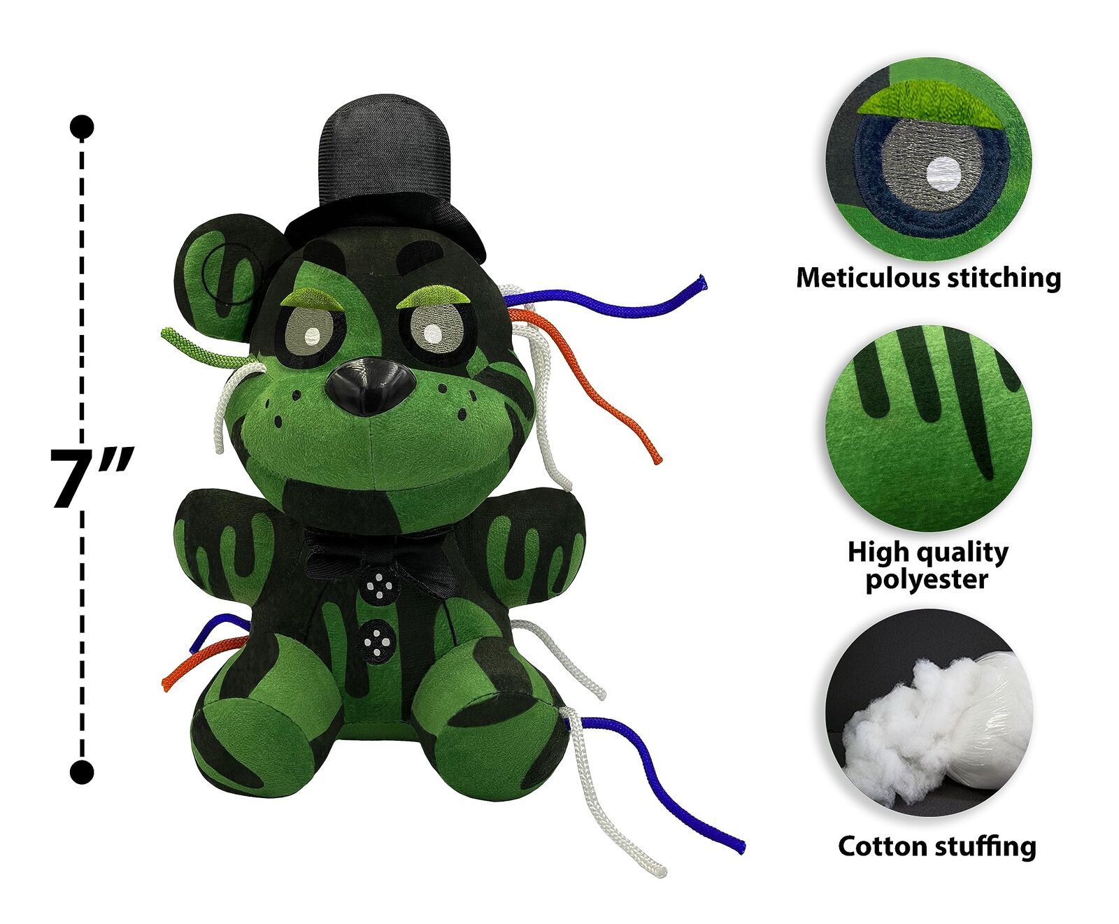 Vnkvtl Phantom Freddy Plush Birthday Gift For Kids, Freddy Stuffed ...