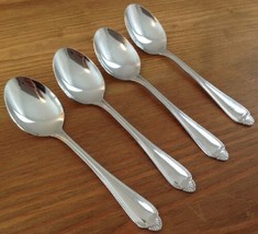Pfaltzgraff Biscayne Set Of 4 Soup Spoons Fan Tip Glossy Korea I HAVE MORE PCS - $23.36