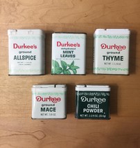 Vintage Durkee's Spice Tins Packaging image 4