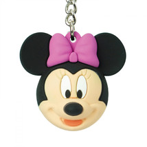 Minnie Mouse Face 3D Foam Ball Keychain Multi-Color - $11.98