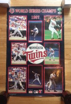 1987 Minnesota Twins World Series Champs Poster 22" x 34" image 1