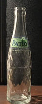 PATIO  SODA BOTTLE  FROM  THE  PEPSI COLA  MAKERS 8 oz  DIAMOND  GRID PA... - $23.36