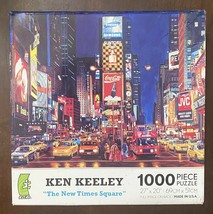 Ceaco 1000 Pc Jigsaw Puzzle - THE NEW TIMES SQUARE - 27x20” By Ken Keeley - $9.75