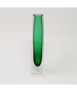 1960s Astonishing Rare Green Vase Designed By Flavio Poli for Seguso - $450.00