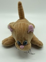Vintage Tonka Pound Puppies Purries Purry Kitty Cat 7" Brown Tiger Striped Tabby - $8.59