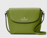New Kate Spade Emmie Flap Crossbody Leather Kelp Forest with Dust bag - $107.75