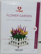 Lovepop LP1038 Flower Garden Pop Up Card with White Envelope Cellophane Wrapped image 6
