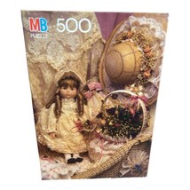 Vintage 1991 Milton Bradley Croxley Antique Doll in Lace 500 Piece Jigsa... - $17.99