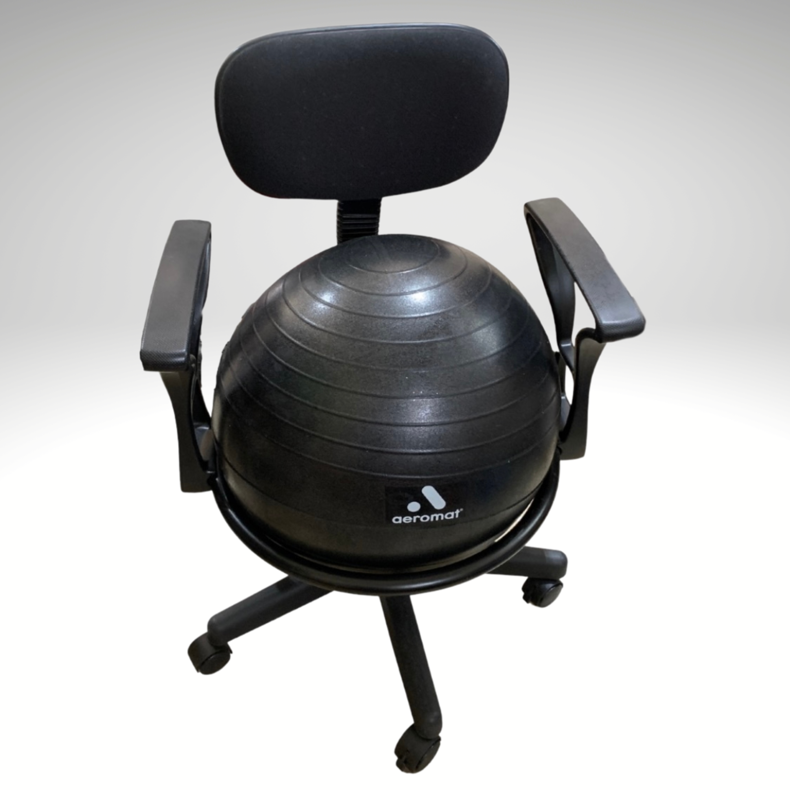 Aeromat Adjustable Yoga Ball Office Chair with Lumbar Support