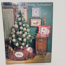 Holiday Enchantment Christmas Cross Stitch Leaflet 18 Stoney Creek 1985 Candles  - $18.99