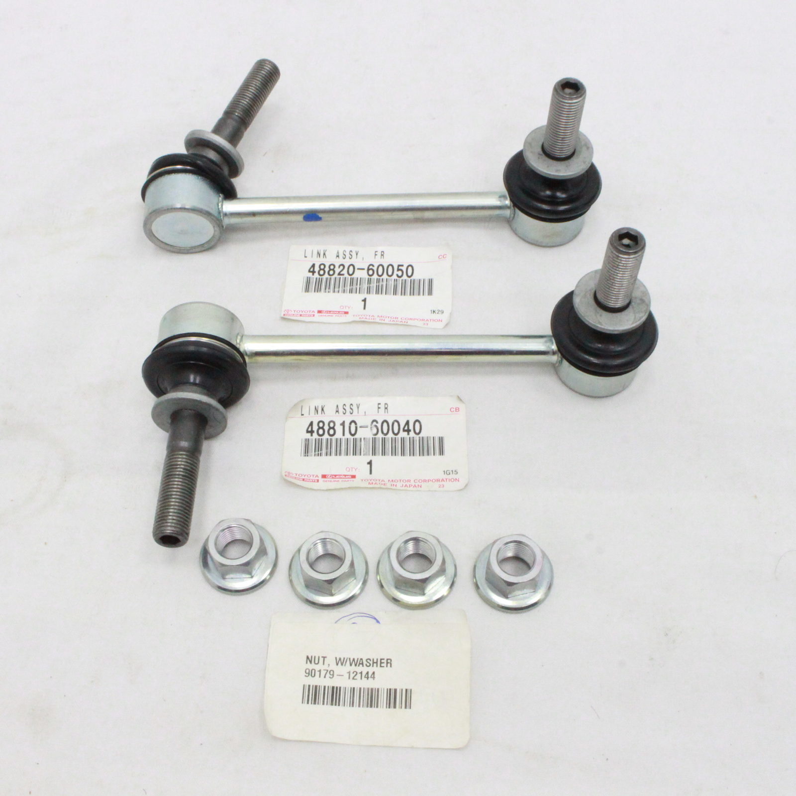 Toyota FJ Cruiser 4Runner Front Stabilizer Links Nuts Left & Right Full