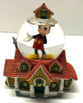 Disney Mickey Mouse In His Toon Town House Mini Snowglobe - $29.70