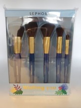 Plaid Brown Taklon Brush Set 10pc