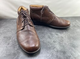 Johnston & Murphy Hunley Mens Shoes Brown 10.5 M Leather  Casual Chukka Boots - $47.34