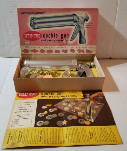 Vintage Proctor Silex Electric Food Gun Cookie Press Cake