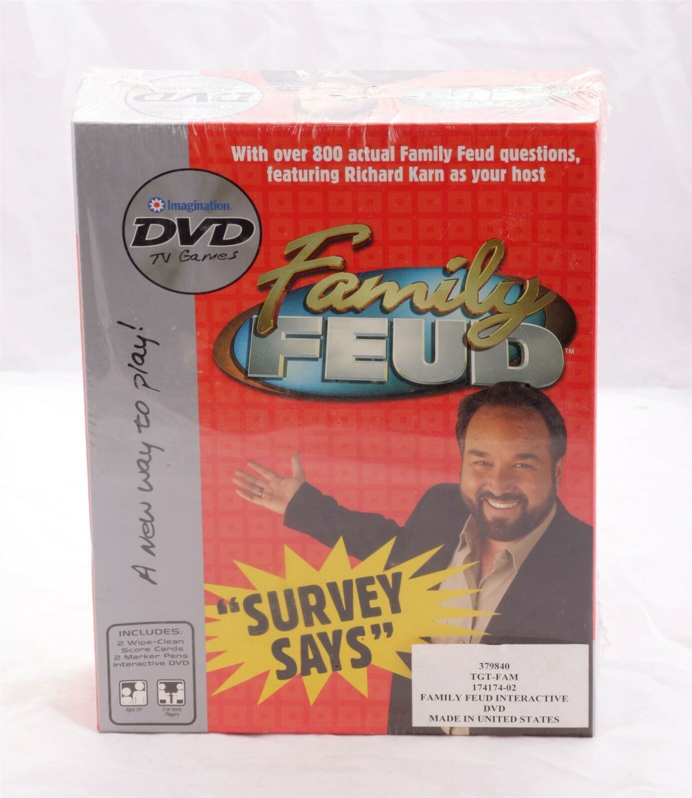 Family Feud DVD Game Richard Karn Survey and 26 similar items