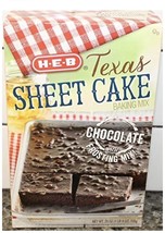 HEB Texas Sheet Cake mix. 25 oz box pack of 1 - $37.59