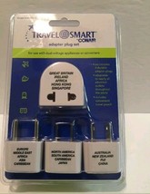 Conair Reise Smart 4 Adapter Stecker Set Mit Tasche Nip - $12.99