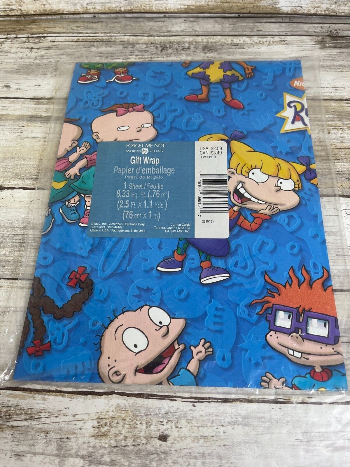 Rugrats American Greetings Gift Wrapping Paper