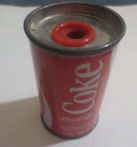 Coca-Cola Mini Steel Can Pencil Sharpener  Very Good Shape - $8.66