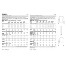 Simplicity Sewing Pattern 9692 11666 Jacket Coat Vest Unisex XS-XXL - $15.26