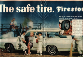 1968 Firestone Tires Auto Care Baseball Team Bleachers Vintage Magazine ... - $25.05