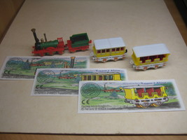 Kinder - 2000 Historischer zug - complete set + 3 papers - surprise eggs - $5.50